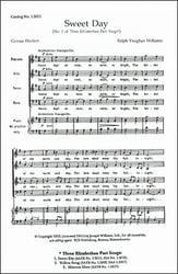 Sweet Day SATB choral sheet music cover